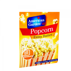 American Garden Pop Corn Extra Butter 273 gm