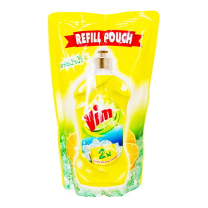 Vim Dishwash Gel Lemon Pouch 750ml