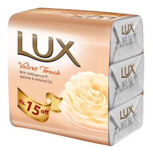 Lux Soap Velvet Touch Trio Pack 3X145gm