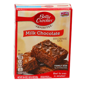 Betty Crocker Milk Chocolate Brownie Mix 522 gm