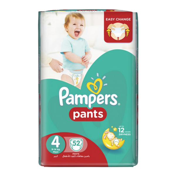 Pampers Pants Culottes 4 9-14kg Maxi 56Pcs