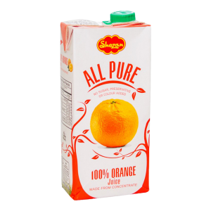 Shezan All Pure Orange Juice 1 Liter