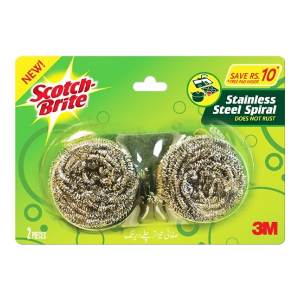 Scotch Brite Stainless Steel Spiral Pc