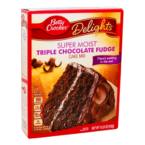 Betty Crocker Cake Mix Triple Chocolate Fudge 432 gm