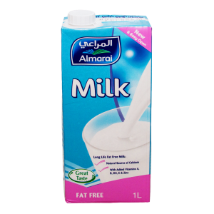 Almarai Milk Fat Free 1 ltr