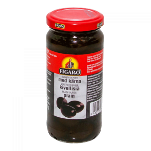 Figaro Olives Black Plain 240 gm