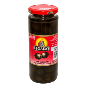 Figaro Olives Black Plain 450 gm