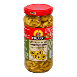Figaro Olives Green Sliced 240 gm
