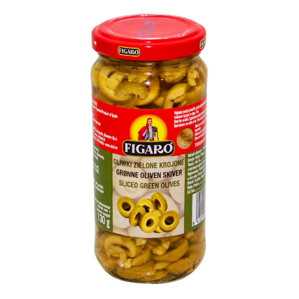 Figaro Olives Green Sliced 240 gm