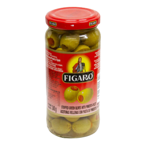 Figaro Olives Green Stuffed 240 gm