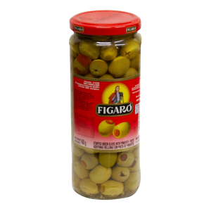 Figaro Olives Green Stuffed 450 gm