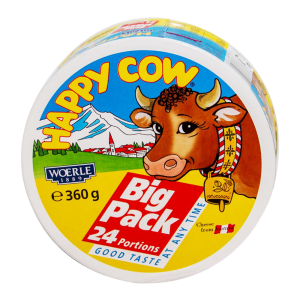 Happy Cow Cheese Big Pack 24 Portions 360 gm
