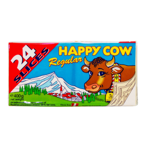Happy Cow Cheese Regular 24 Slices 400 gm