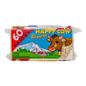 Happy Cow Regular Cheese 60 Slices 840 gm