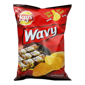 Lays Wavy Chips Barbeque 68 gm