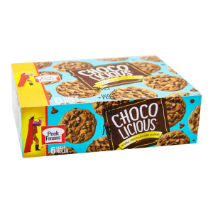 Peek Freans Chocolicious Double Chocolate Chip Biscuit 6 Pcs