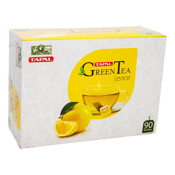 Tapal Green Tea Lemon 90 Bags 135 gm